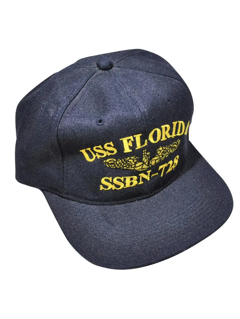 Vintage USS Florida 90s Military Navy Army Military Hat Cap Snapback